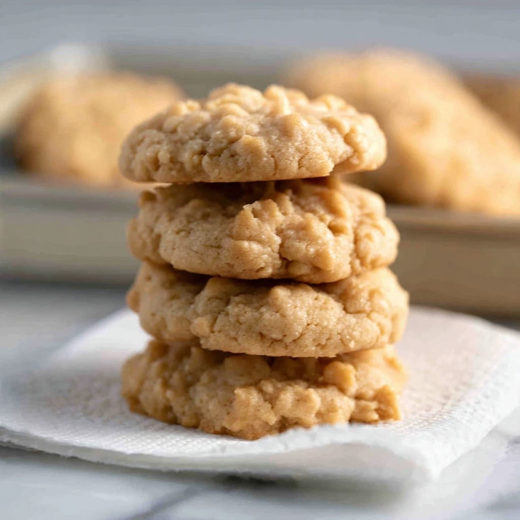 Peanut Butter No Bake Cookies Recipe - Recipe Image