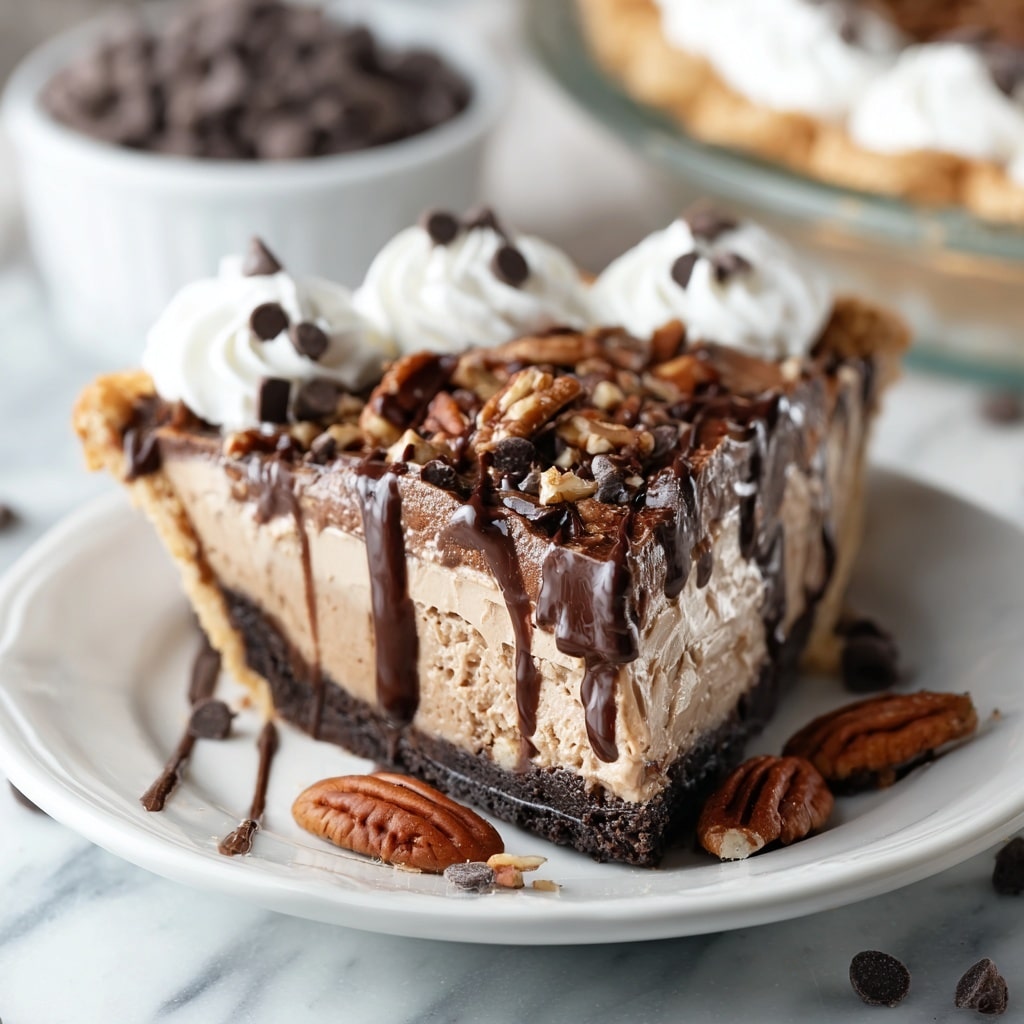 Chocolate Turtle Pie Recipe - Recipe Image