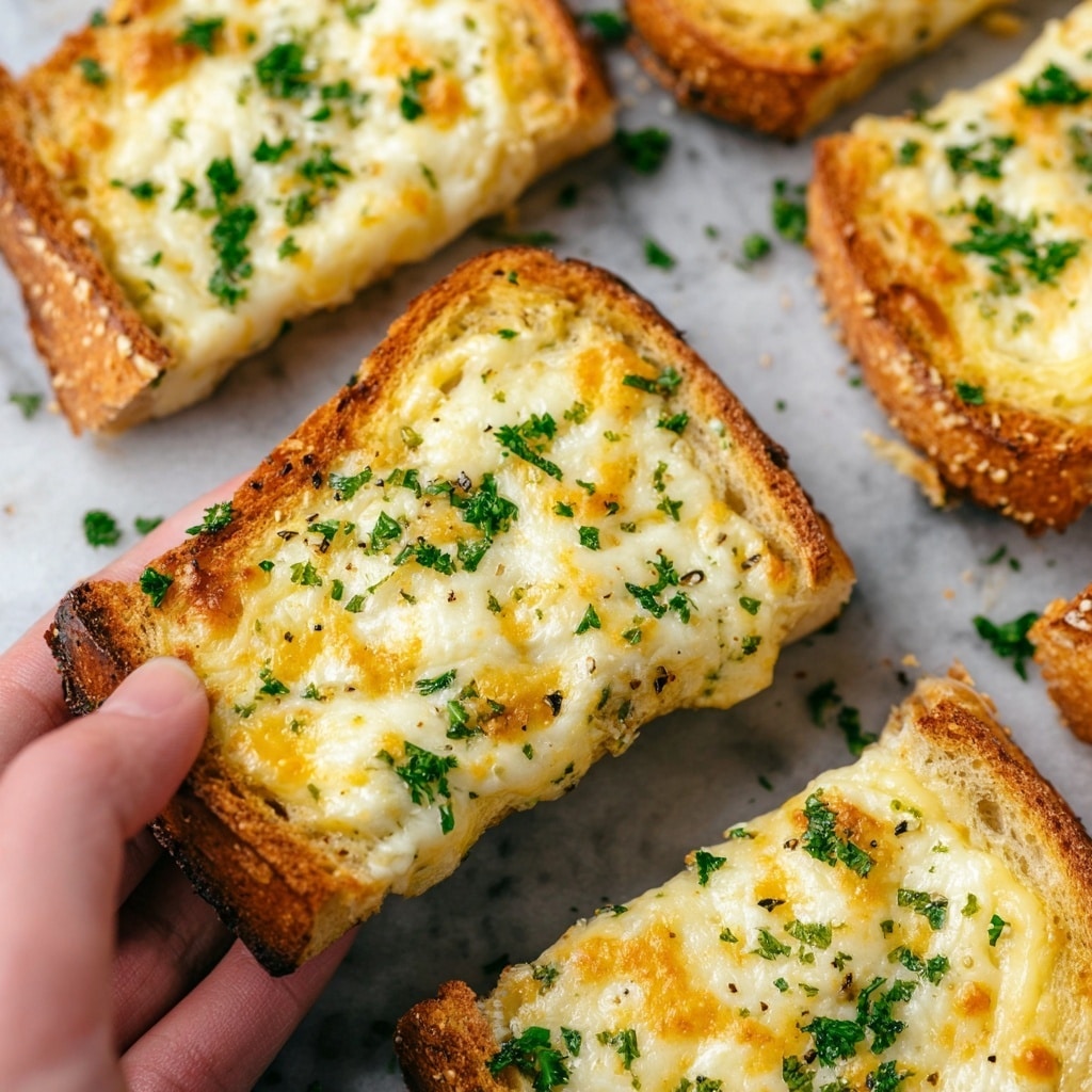 Cheesy Garlic Bread Recipe - Recipe Image