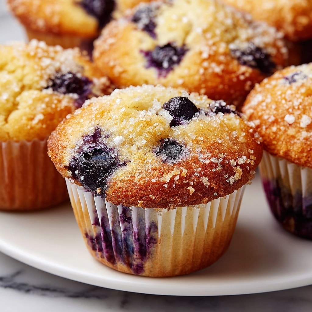 Ultimate Moist & Flavorful Blueberry Muffins Recipe - Recipe Image