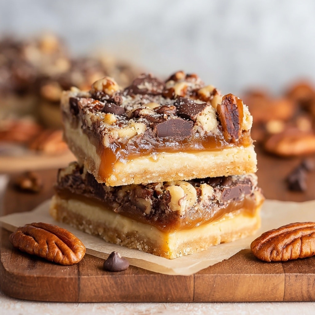 Turtle Bars Recipe - Recipe Image