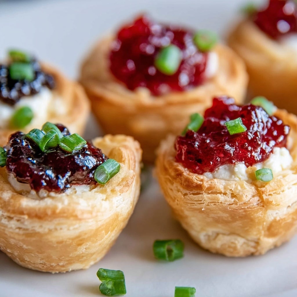 Cranberry Cream Cheese Appetizer Bites Recipe - Recipe Image