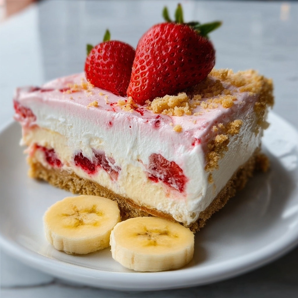 Strawberry Banana Delight Cheesecake Recipe