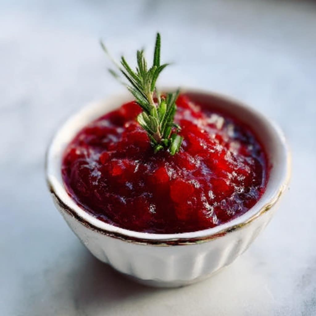 Maple Cranberry Butter Sauce Recipe - Recipe Image