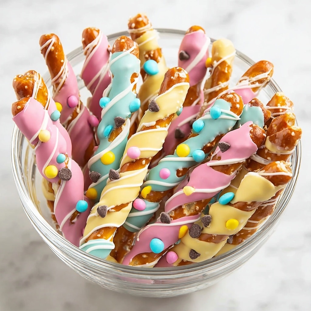 Easter Pretzel Rods Recipe - Recipe Image