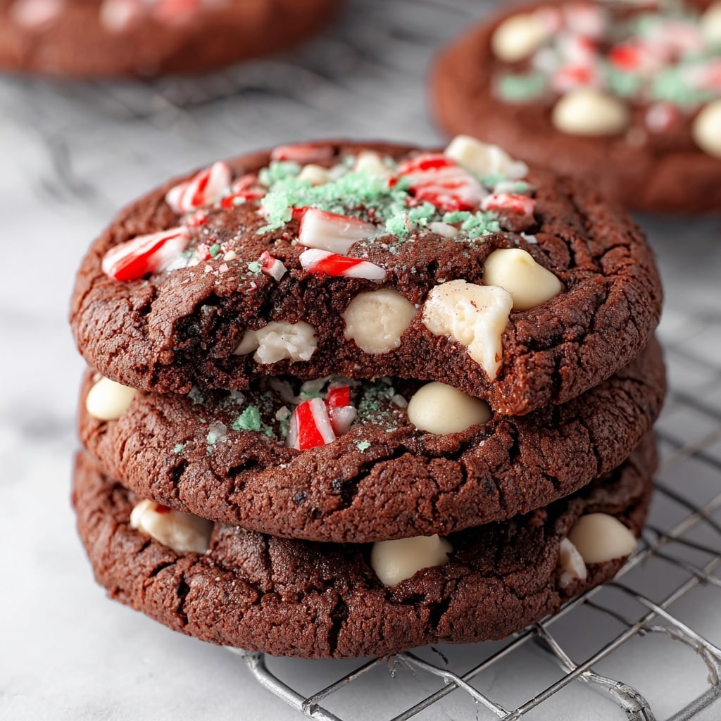 Peppermint Hot Chocolate Cookies Recipe - Recipe Image