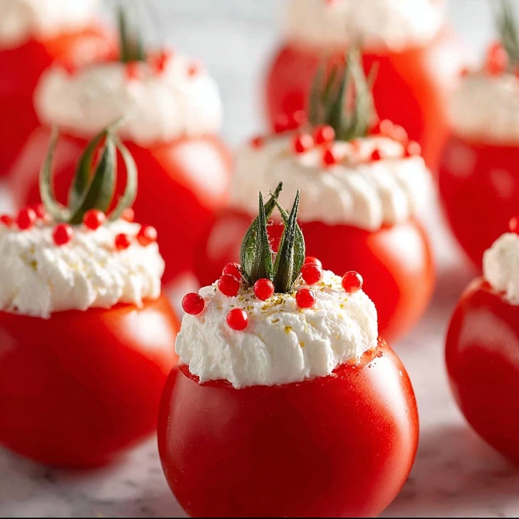 Stuffed Cherry Tomatoes Recipe - Recipe Image