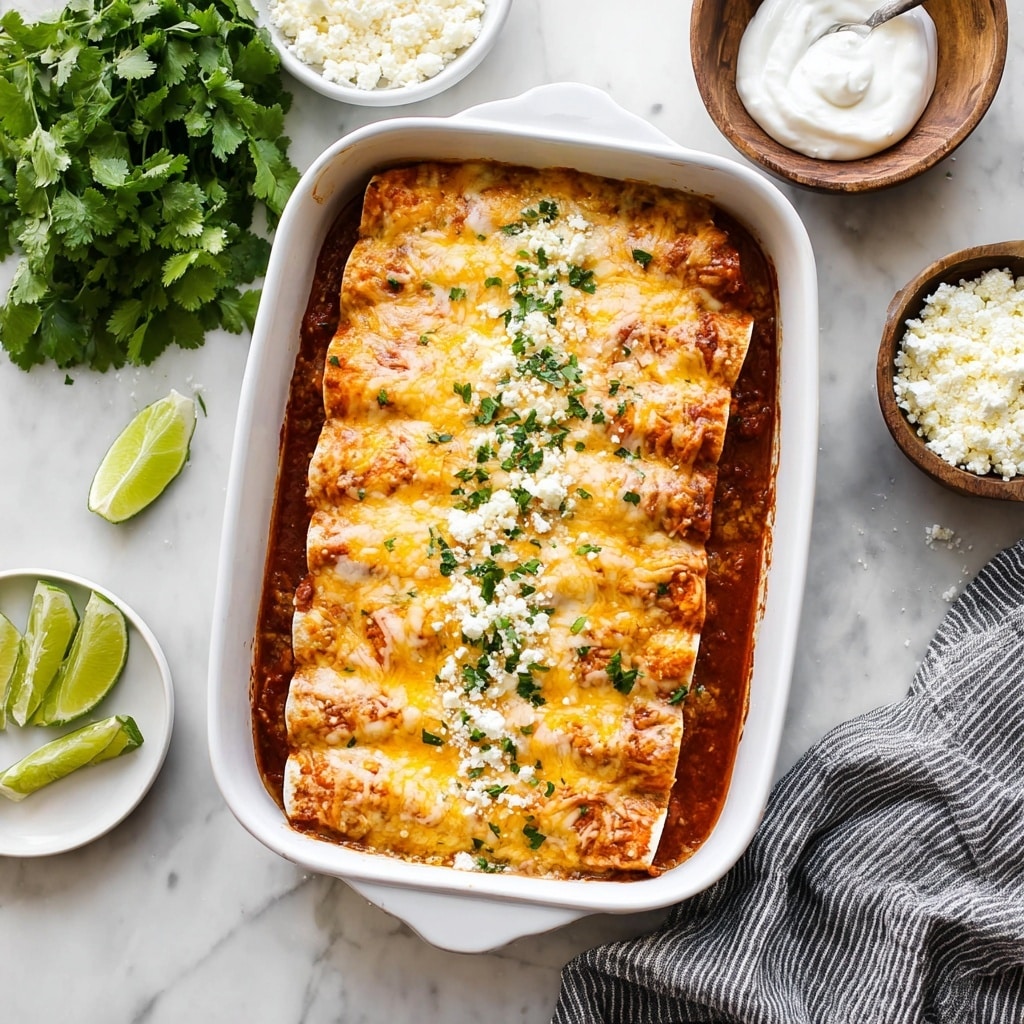Homemade Easy Chicken Enchiladas Recipe - Recipe Image