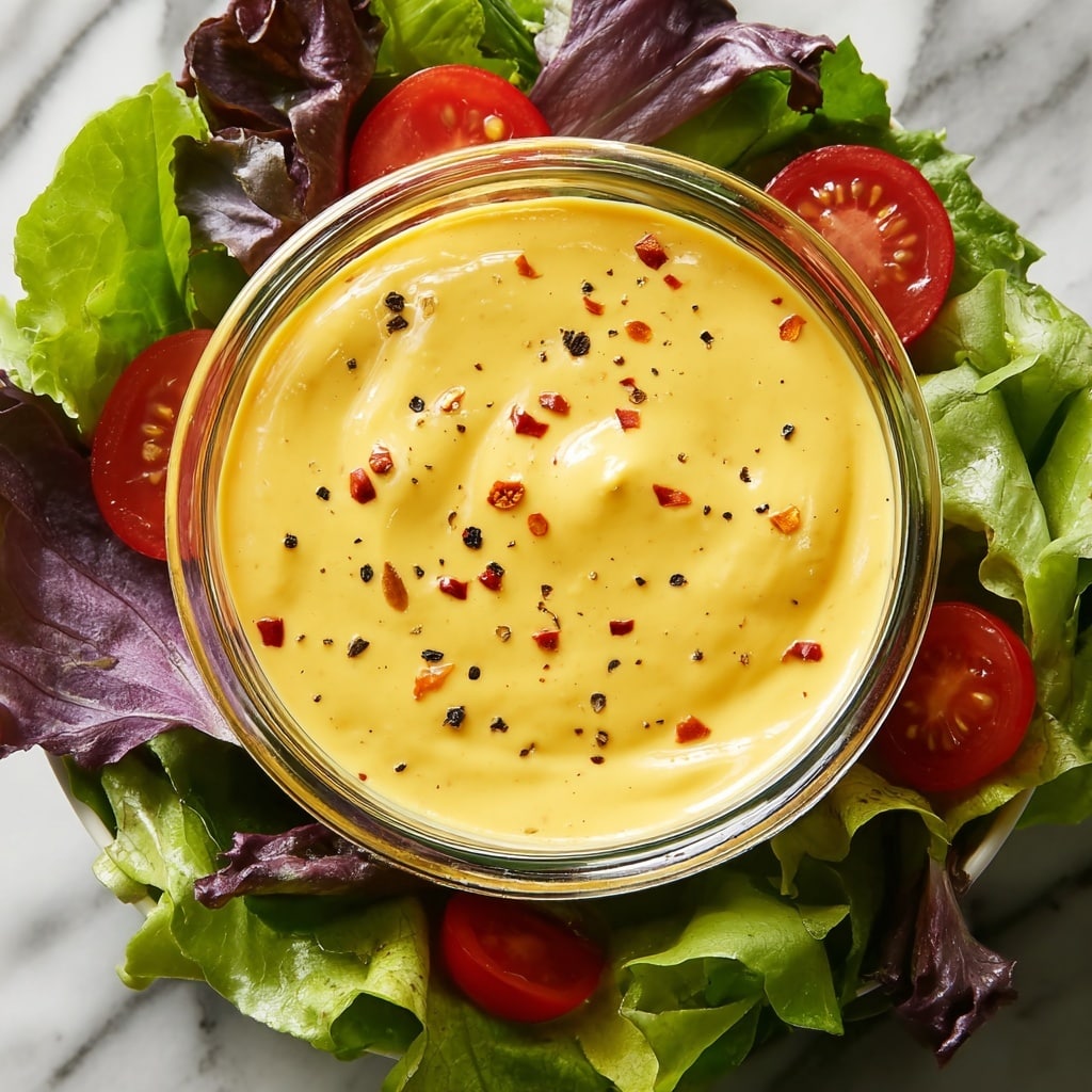 Homemade Honey Mustard Dressing Recipe - Recipe Image