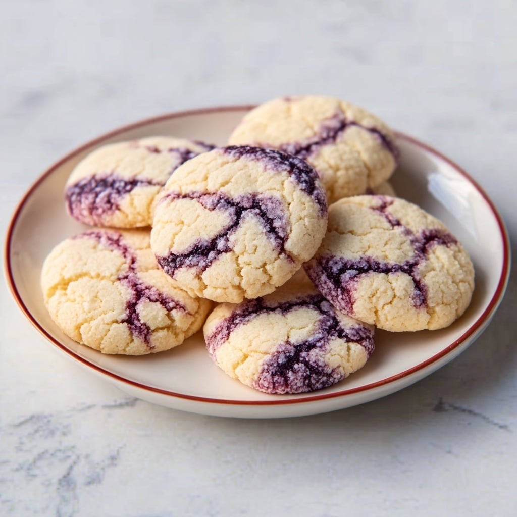 Blueberry Crinkle Cookies Recipe - Recipe Image