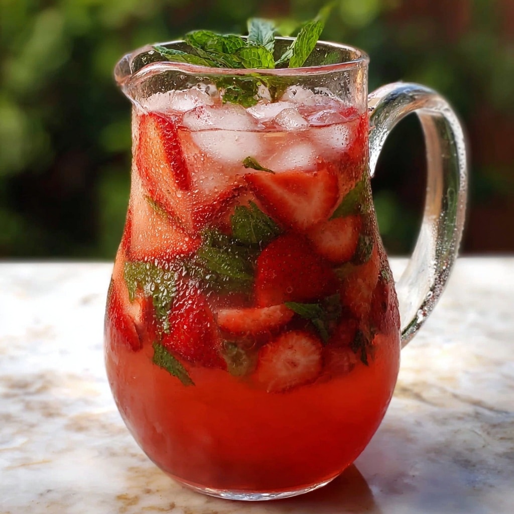 Strawberry Basil Lemonade Recipe - Recipe Image