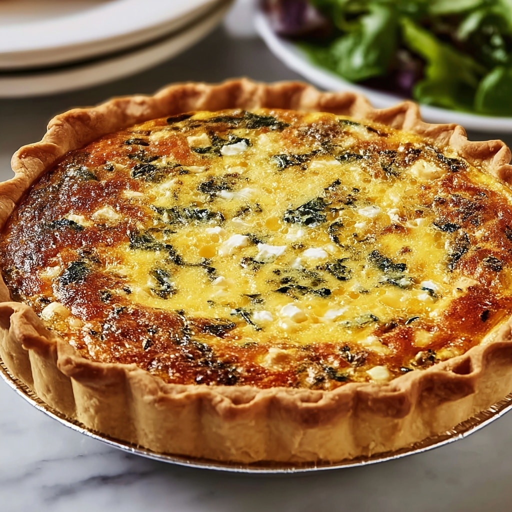 Ricotta Spinach Quiche Recipe - Recipe Image
