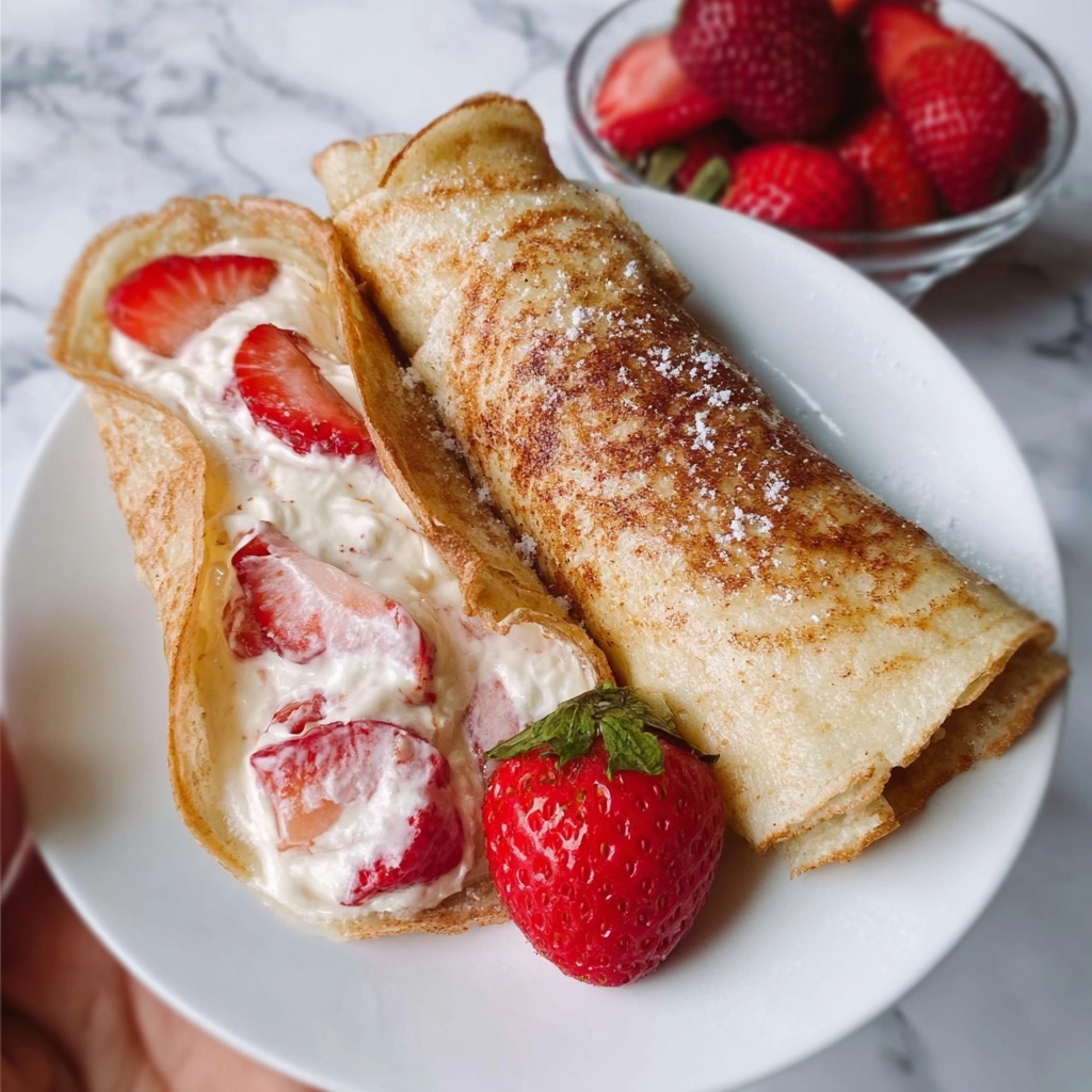Strawberry Cheesecake Chimichangas Recipe - Recipe Image