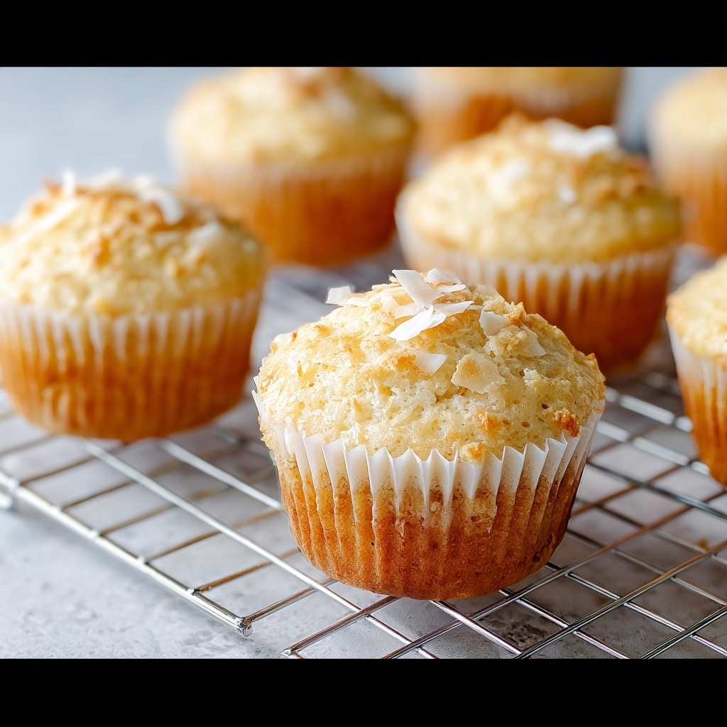 Lemon Coconut Muffins Recipe - Recipe Image