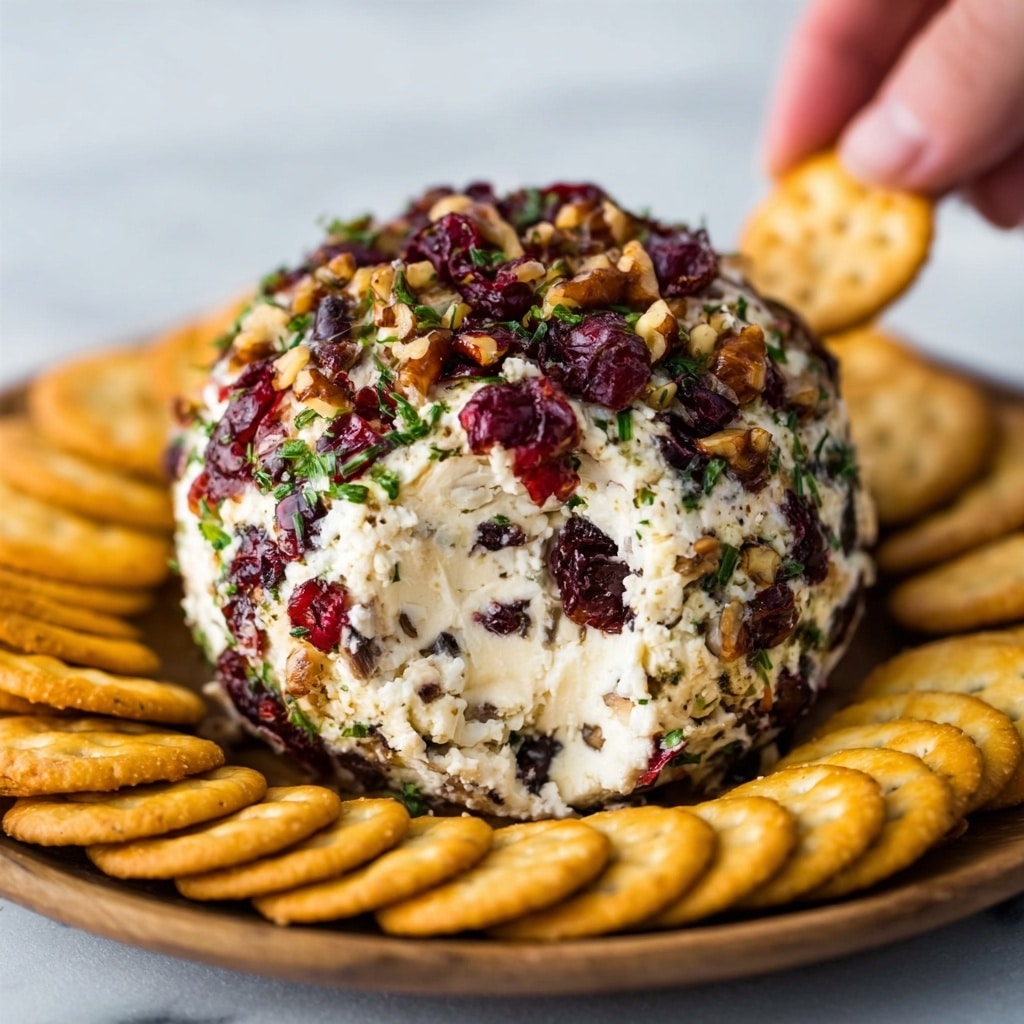 Cranberry-Pecan Cheese Ball Recipe - Recipe Image