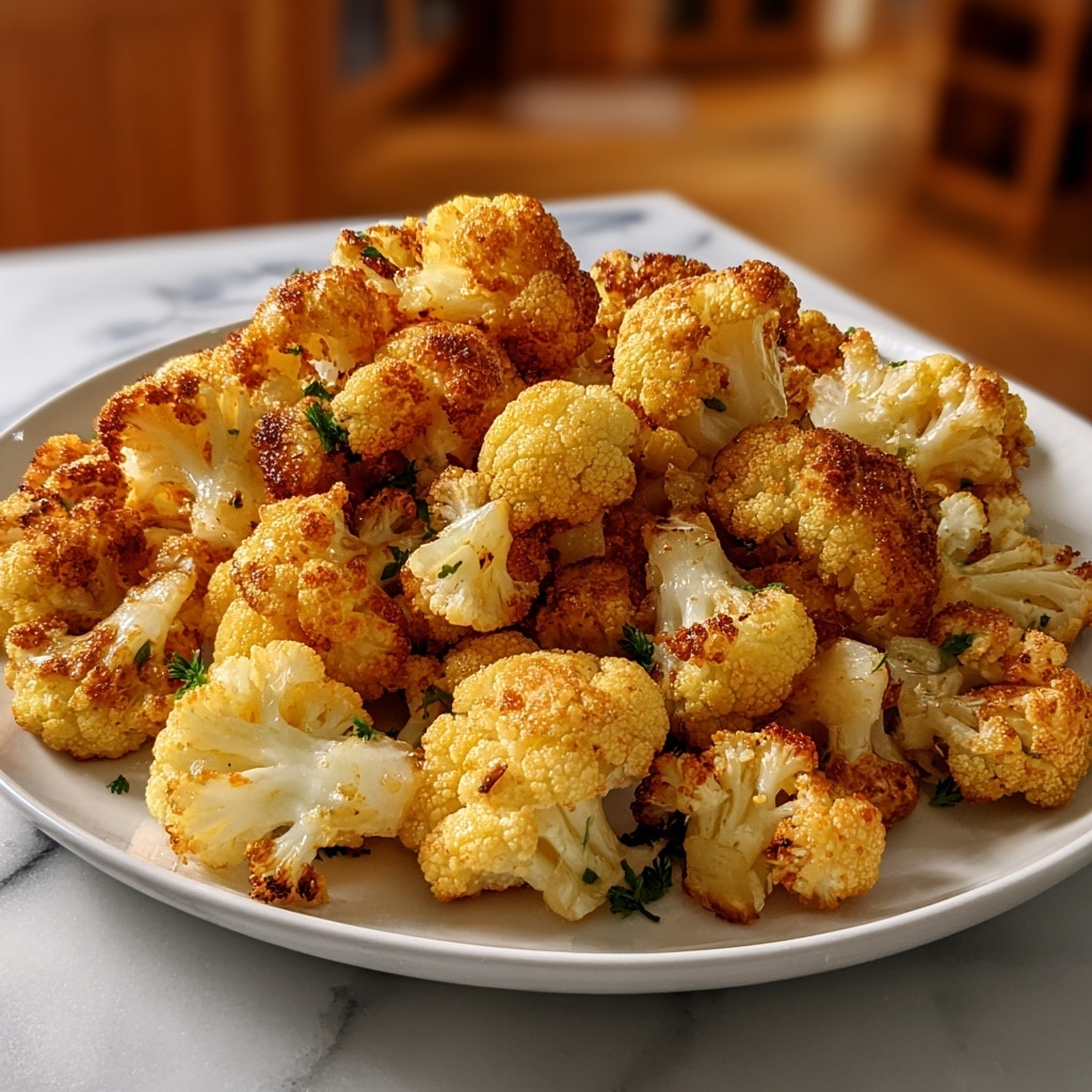 Golden Crispy Cauliflower Bites Recipe - Recipe Image