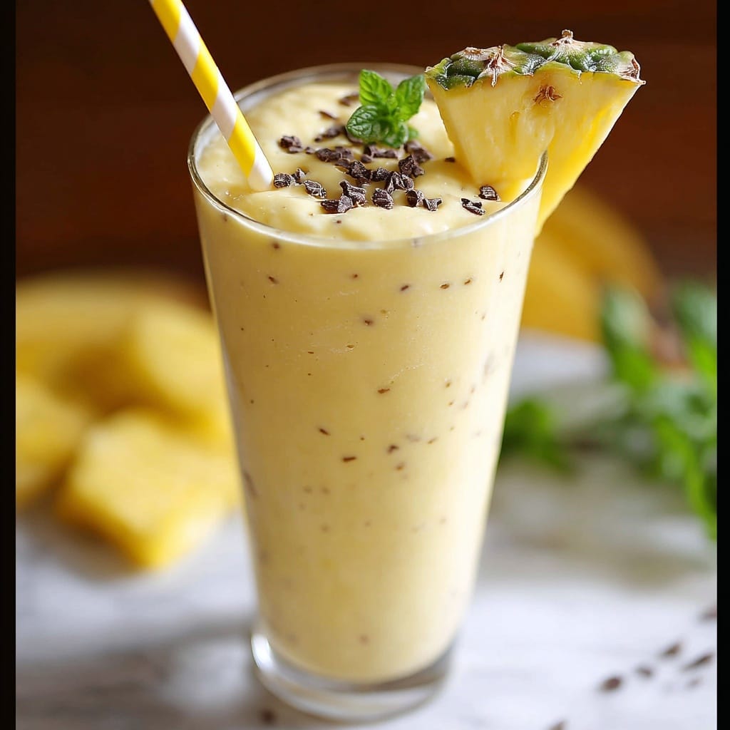 Tropical Pineapple Mango Banana Smoothie Recipe