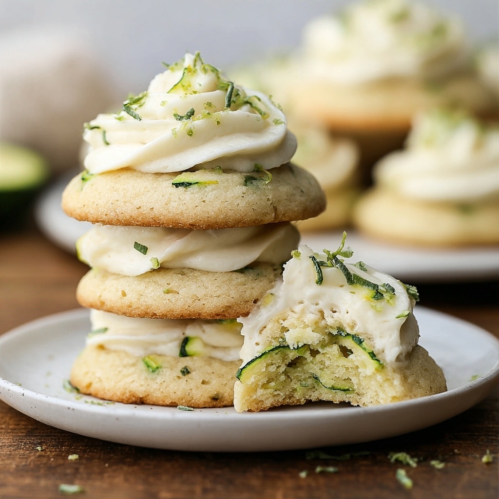 Zucchini Cookies with Cream Cheese Frosting Recipe - Recipe Image
