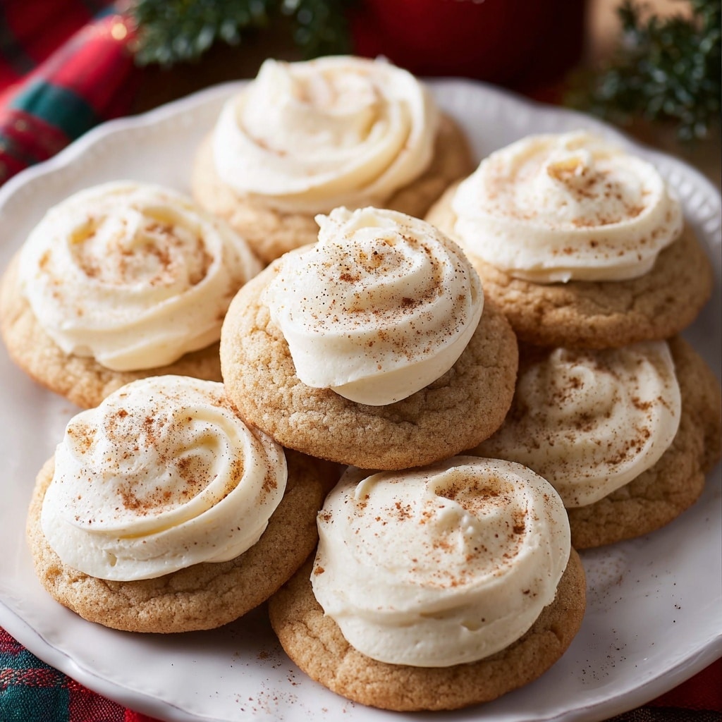 Melt-in-Your-Mouth Eggnog Sugar Cookies Recipe - Recipe Image