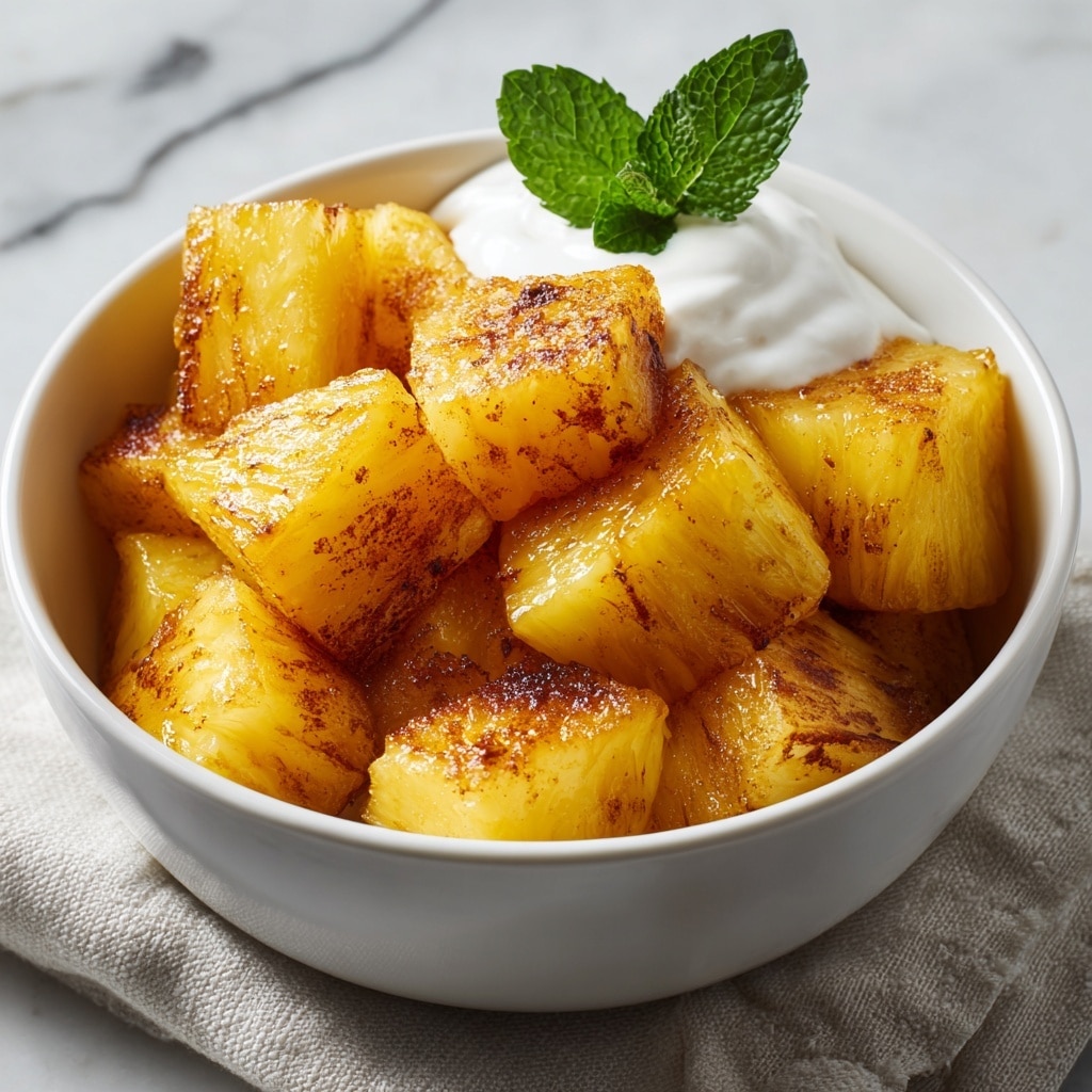 Cinnamon Fried Pineapple Recipe - Recipe Image