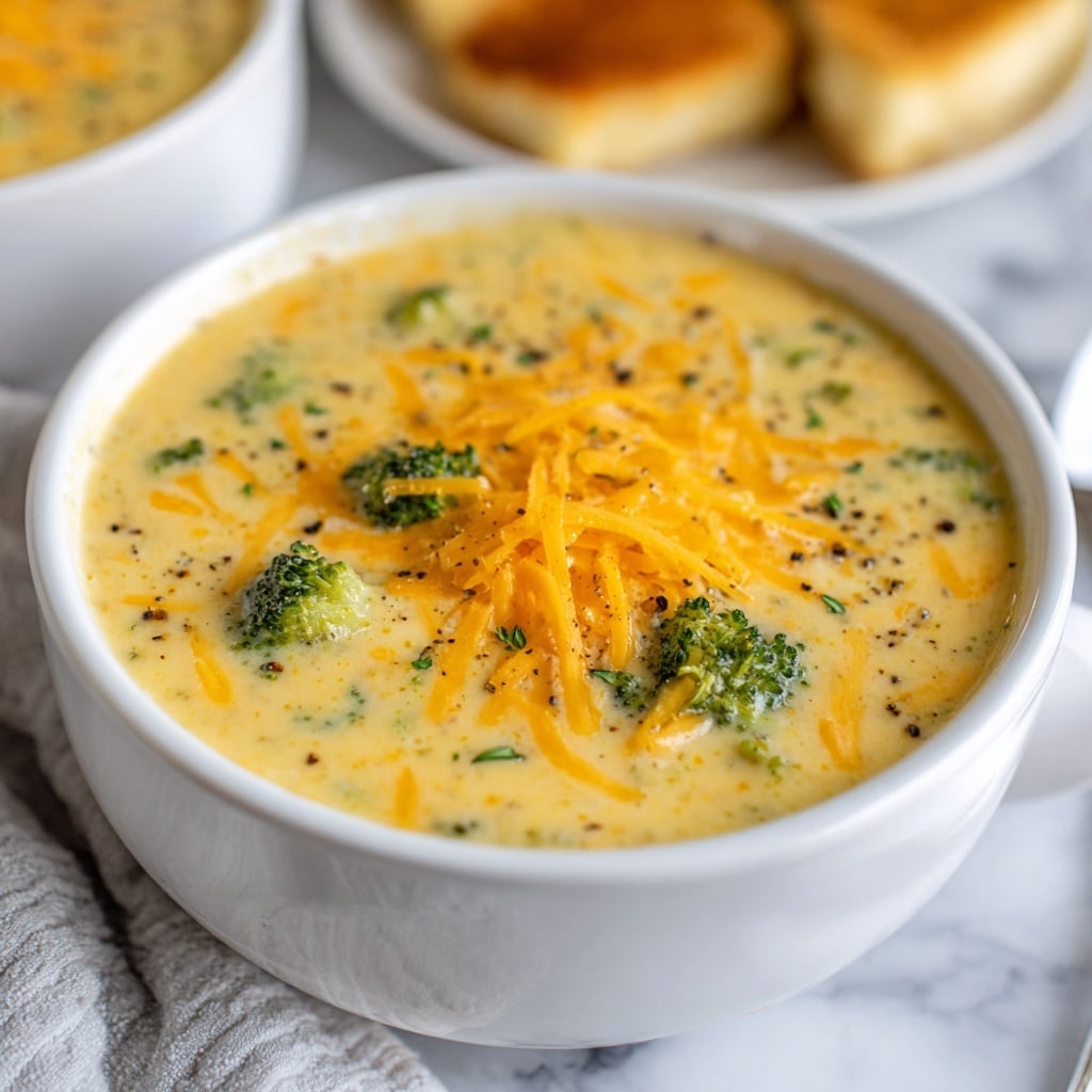 Crockpot Potato Broccoli Cheddar Soup Recipe - Recipe Image