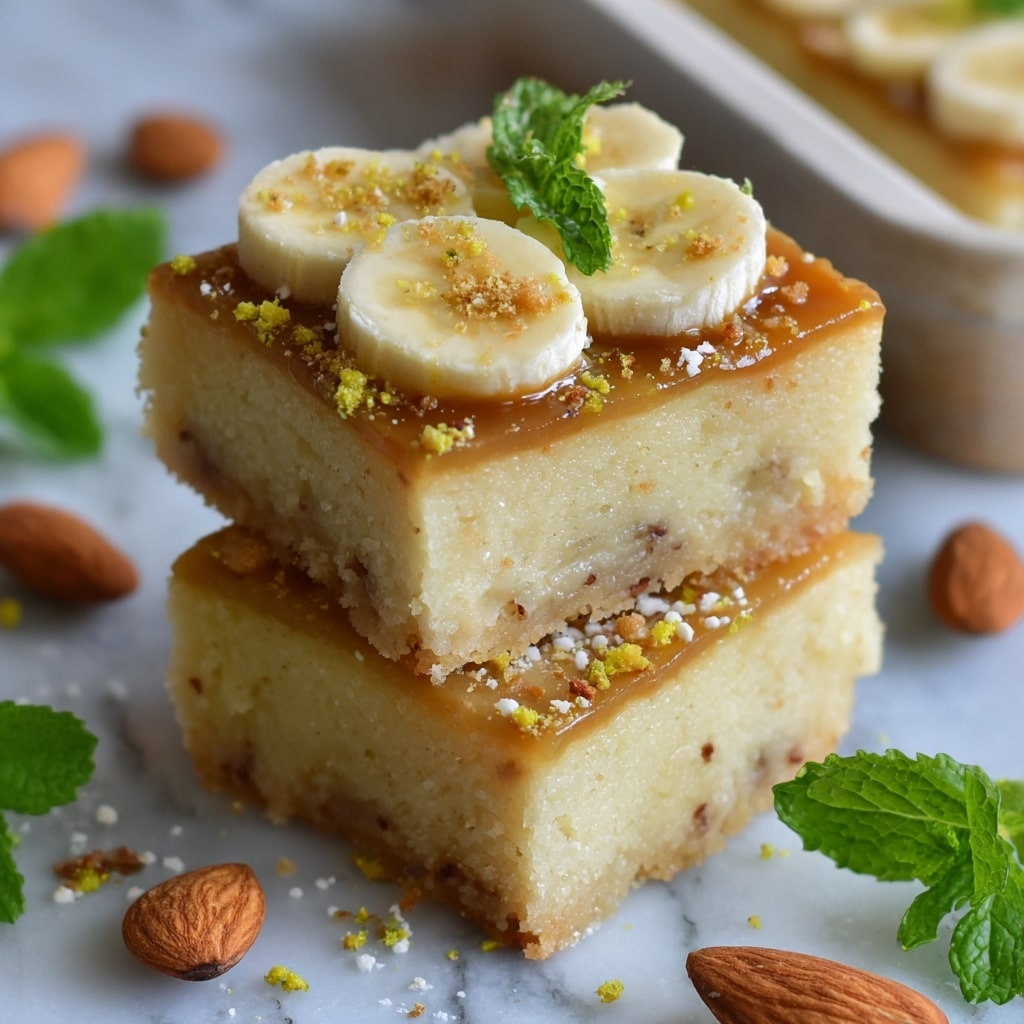 Banana Bread Bars: The Ultimate Moist and Flavorful Treat Recipe - Recipe Image