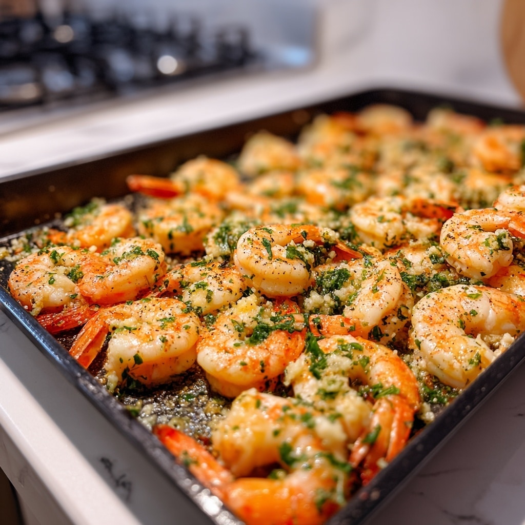 Garlic Parmesan Baked Shrimp Recipe - Recipe Image