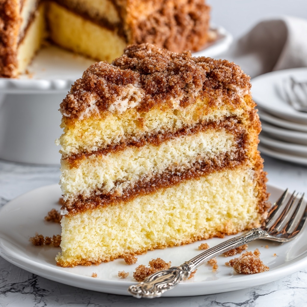 Mixed Coffee Cake with Cinnamon Swirl and Crumble Topping Recipe - Recipe Image