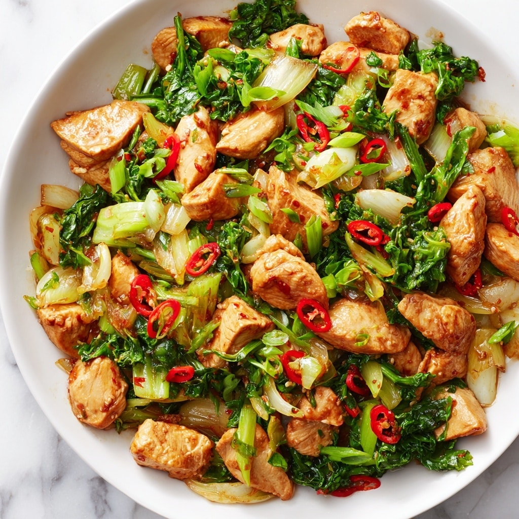 Chinese Chicken Cabbage Stir-Fry Recipe - Recipe Image