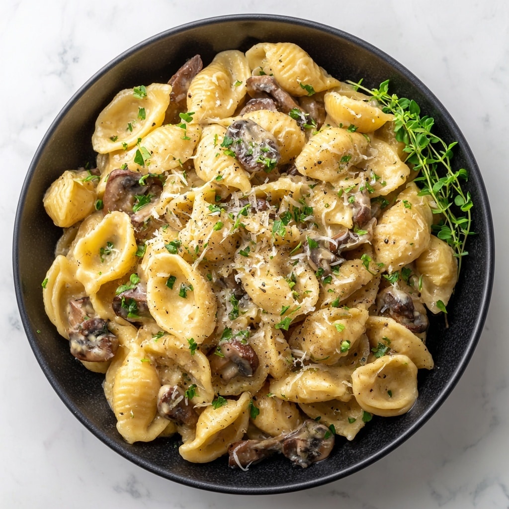 One Pot French Onion Pasta Recipe - Recipe Image