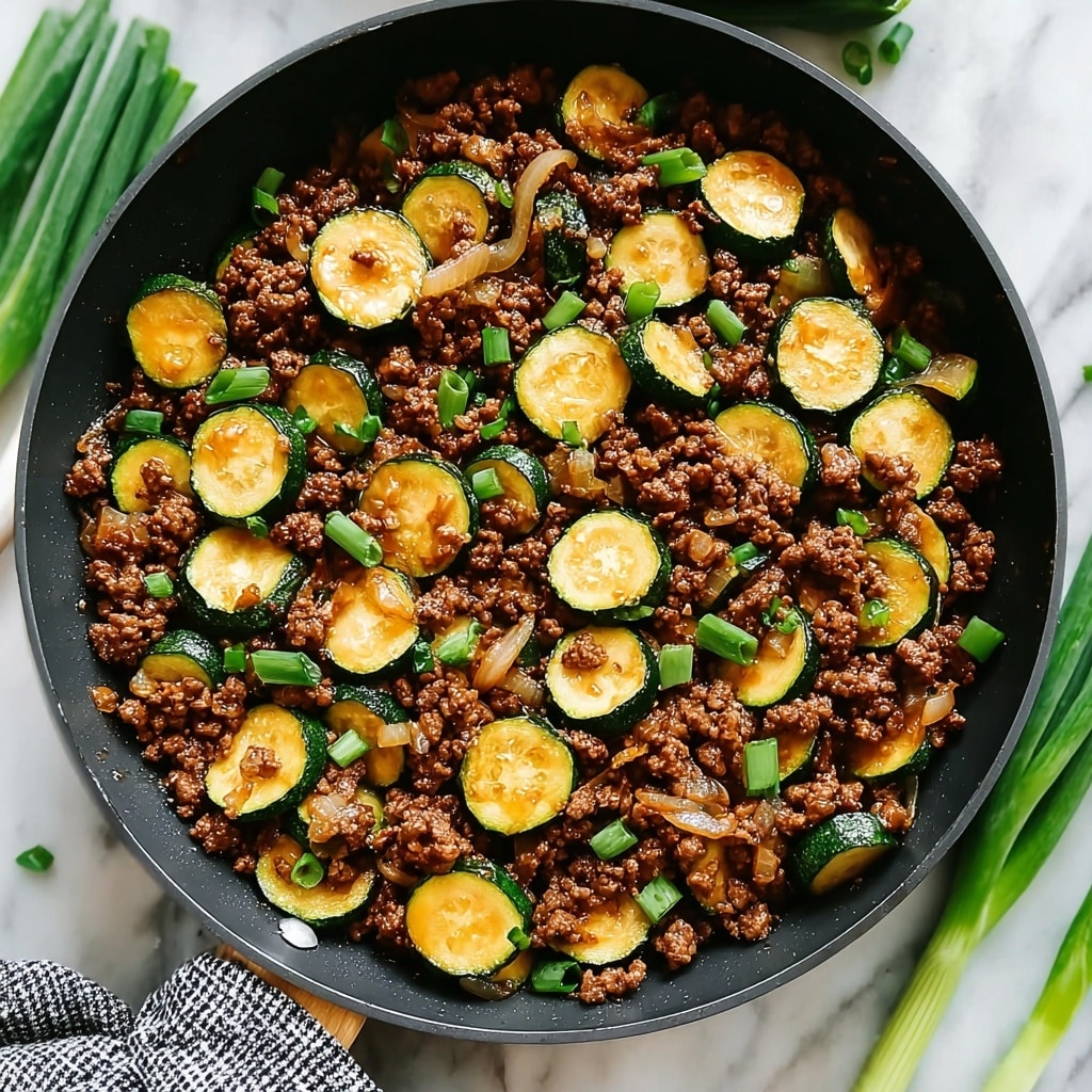 Ground Turkey Zucchini Skillet Recipe - Recipe Image
