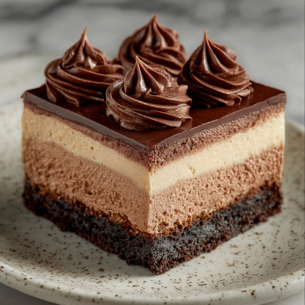 Chocolate Mousse Brownies Recipe - Recipe Image