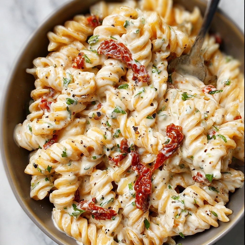 One-Pan Sundried Tomato Pasta Recipe - Recipe Image