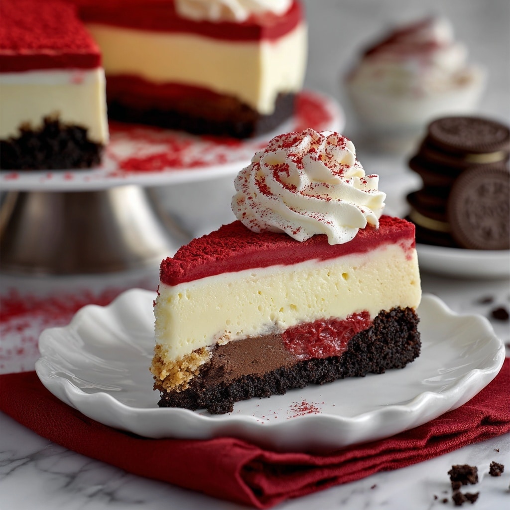 Red Velvet Cheesecake Recipe - Recipe Image