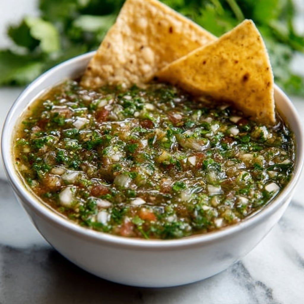Cilantro Lime Jalapeño Salsa Recipe - Recipe Image