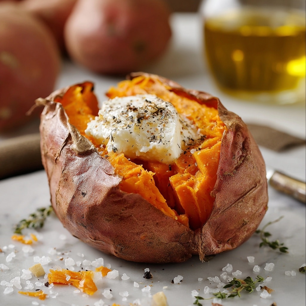 Perfectly Baked Sweet Potato Recipe - Recipe Image