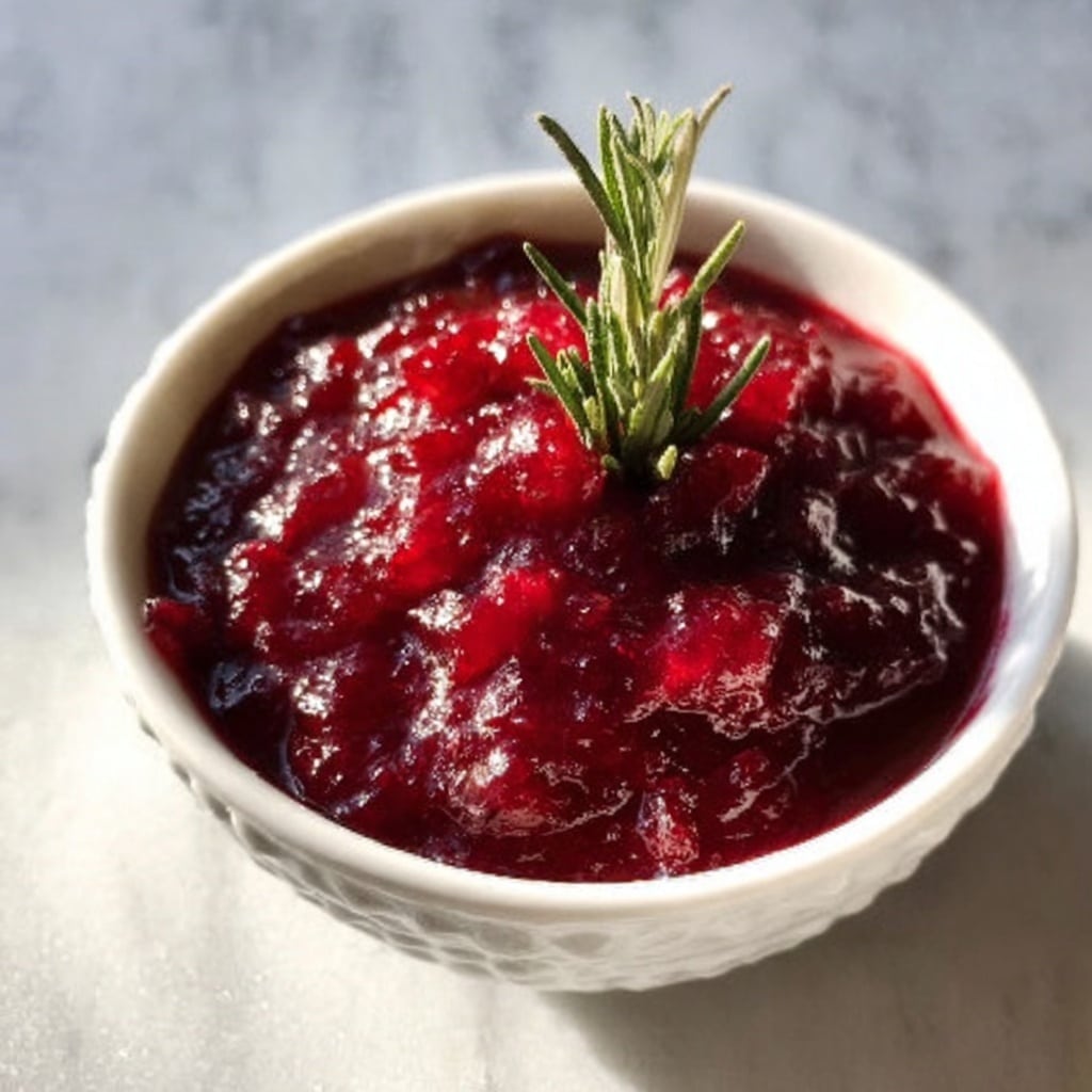 Maple Cranberry Butter Sauce Recipe - Recipe Image