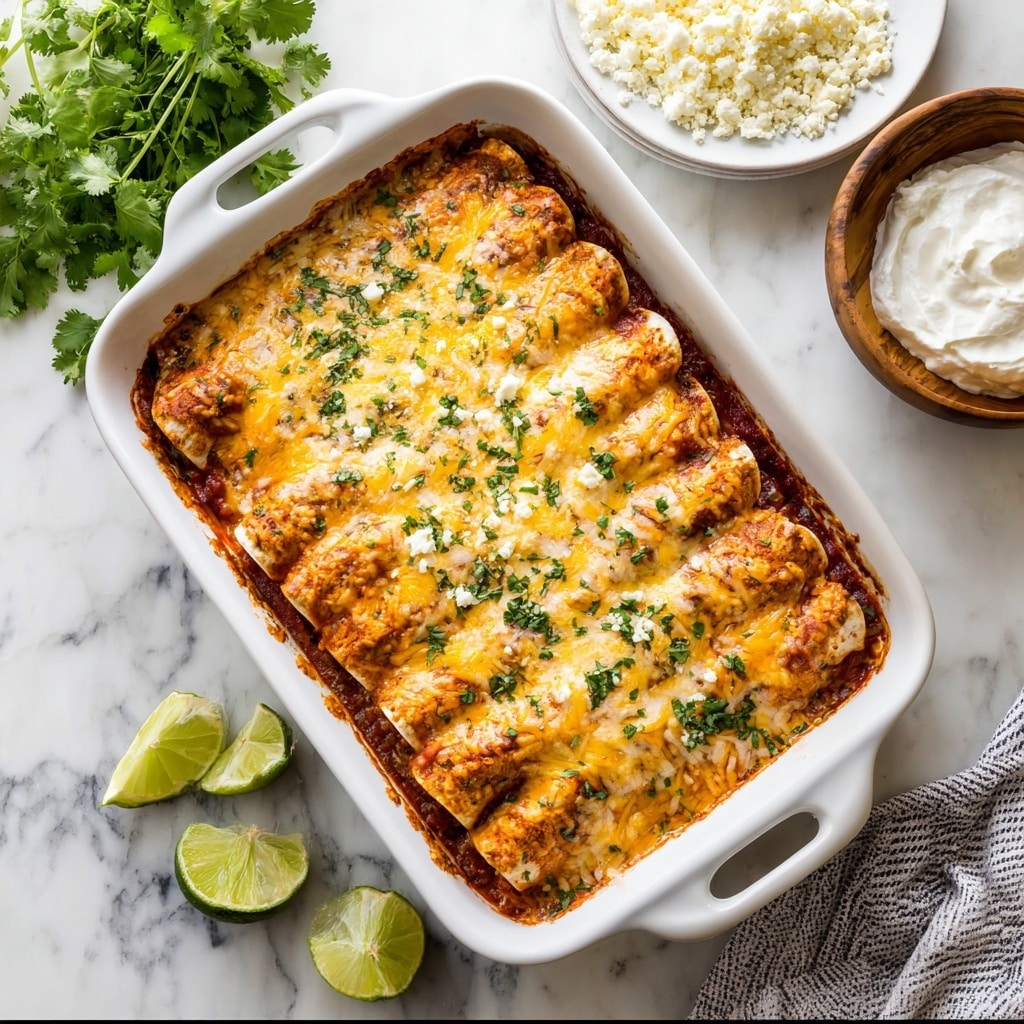Homemade Easy Chicken Enchiladas Recipe - Recipe Image