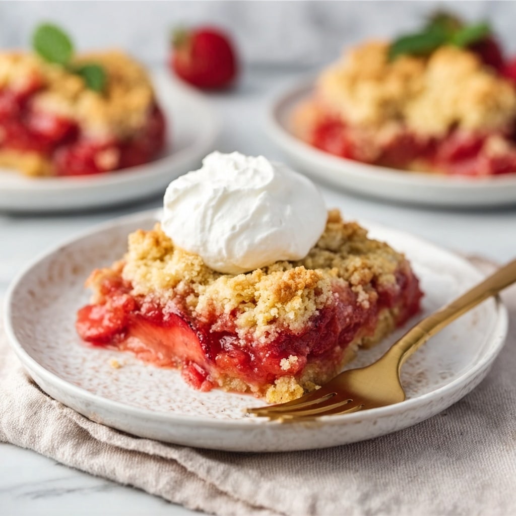 Rhubarb Dump Cake Recipe - Recipe Image
