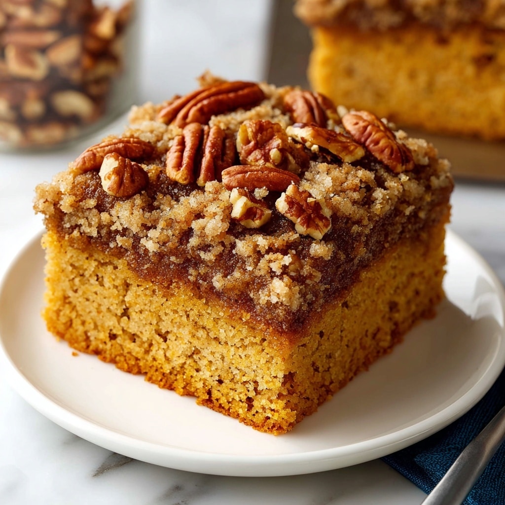 Pecan Pumpkin Coffee Cake Recipe - Recipe Image
