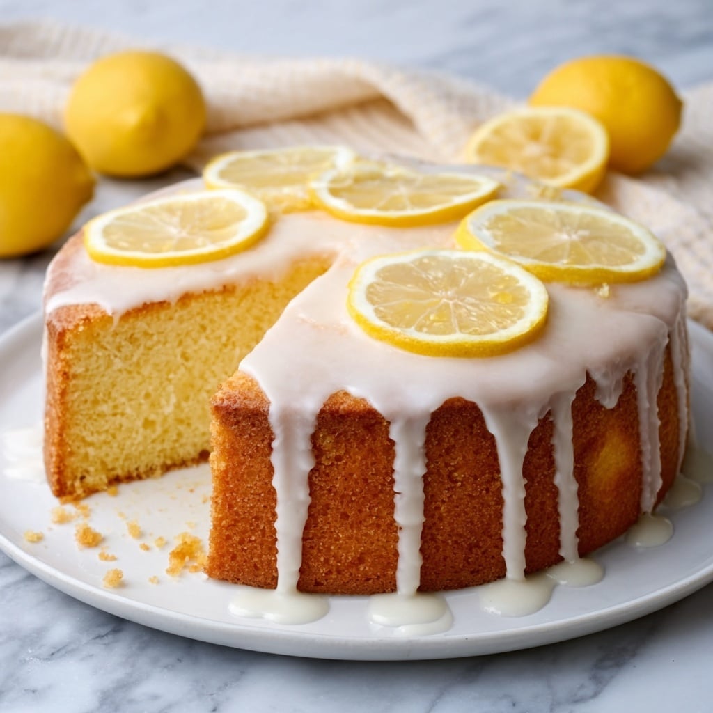 Lemon Cream Cheese Pound Cake Recipe - Recipe Image
