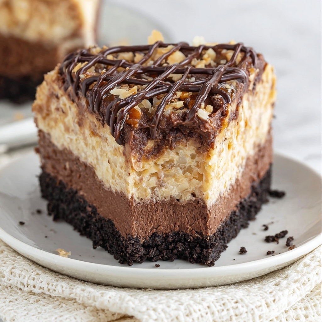 German Chocolate Cheesecake Recipe - Recipe Image