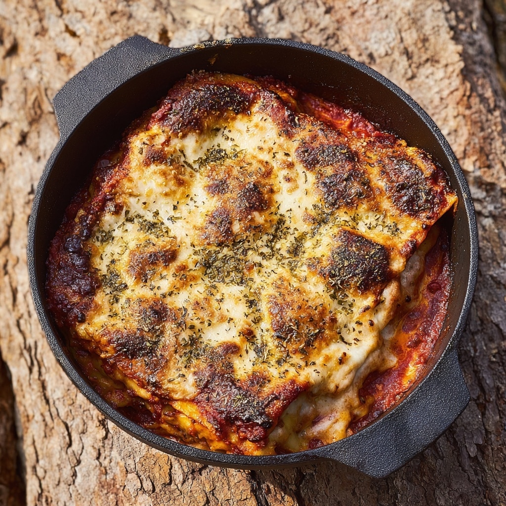 Dutch Oven Lasagna Recipe - Recipe Image