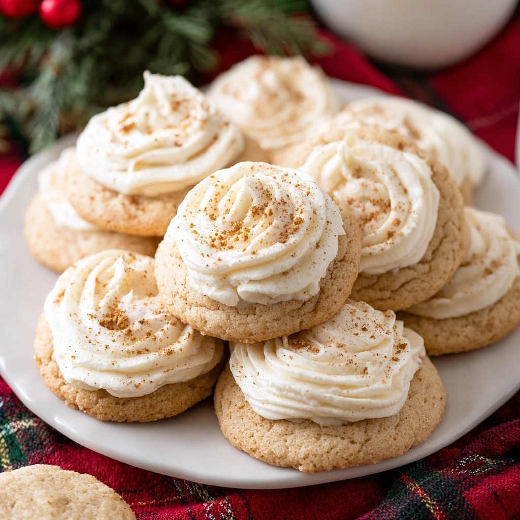 Melt-in-Your-Mouth Eggnog Sugar Cookies Recipe - Recipe Image
