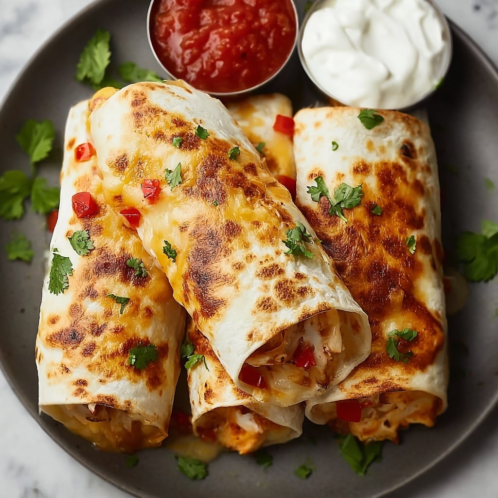 Baked Chicken Chimichangas: Easy and Delicious Recipe