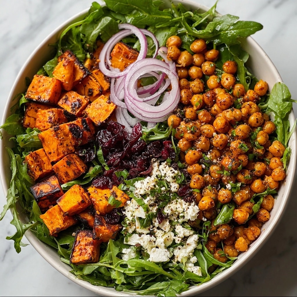 Sweet Potato and Chickpea Salad with Feta and Herbs Recipe