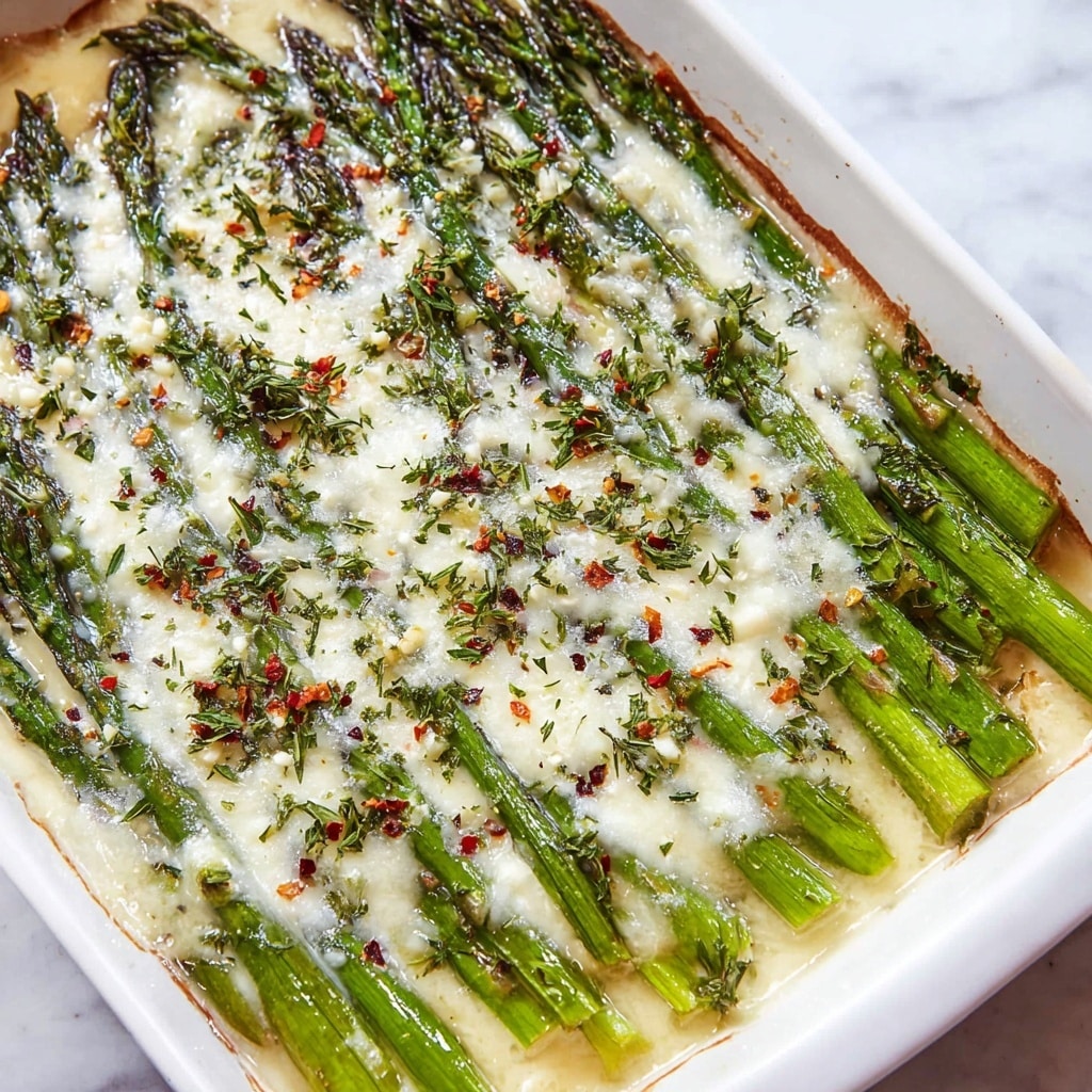 Cheesy Baked Asparagus Recipe