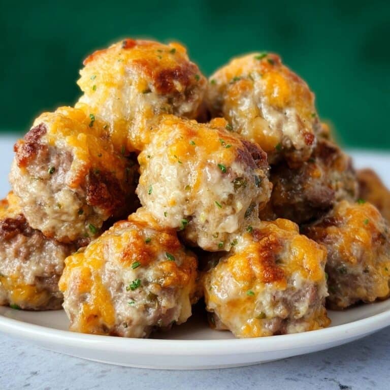Cream Cheese Sausage Balls Recipe