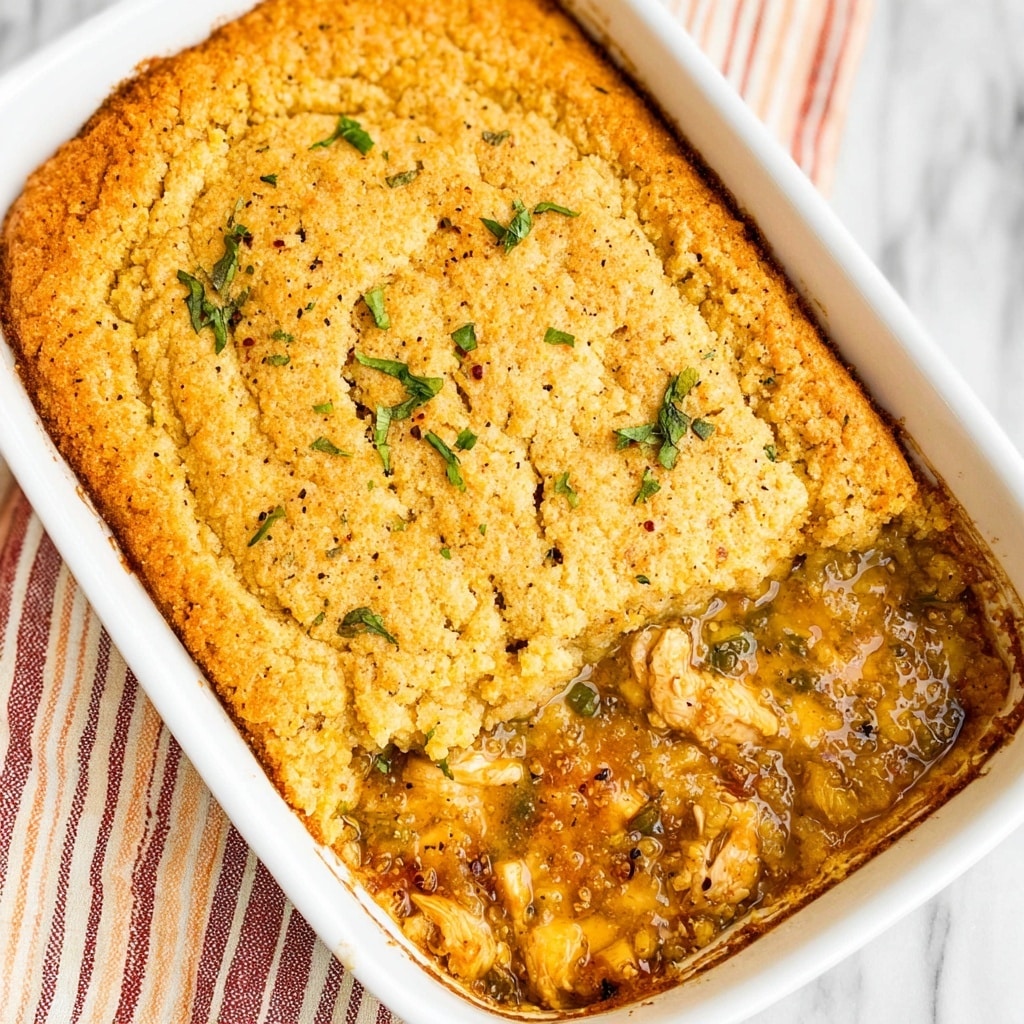 Mexican Chicken & Rice Cobbler Recipe - Recipe Image