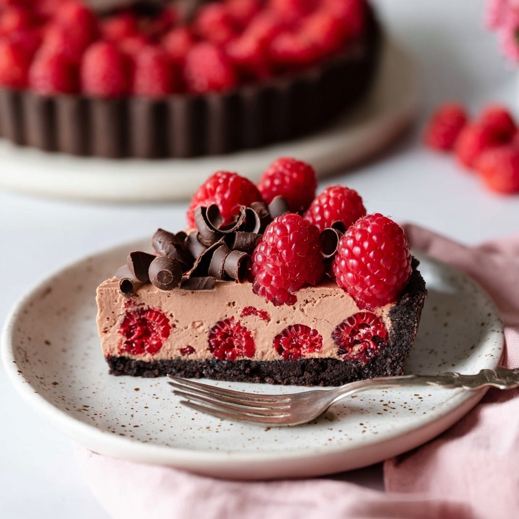 Vegan Raspberry Chocolate Tart Recipe